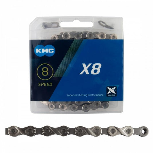 KMC X8 3/32" CHAIN SILVER (X8.93)