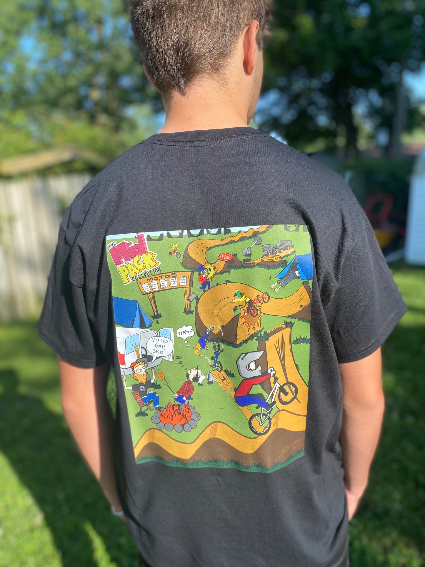 BMX Backyard Tee / Mid-Pack Collection Volume 1