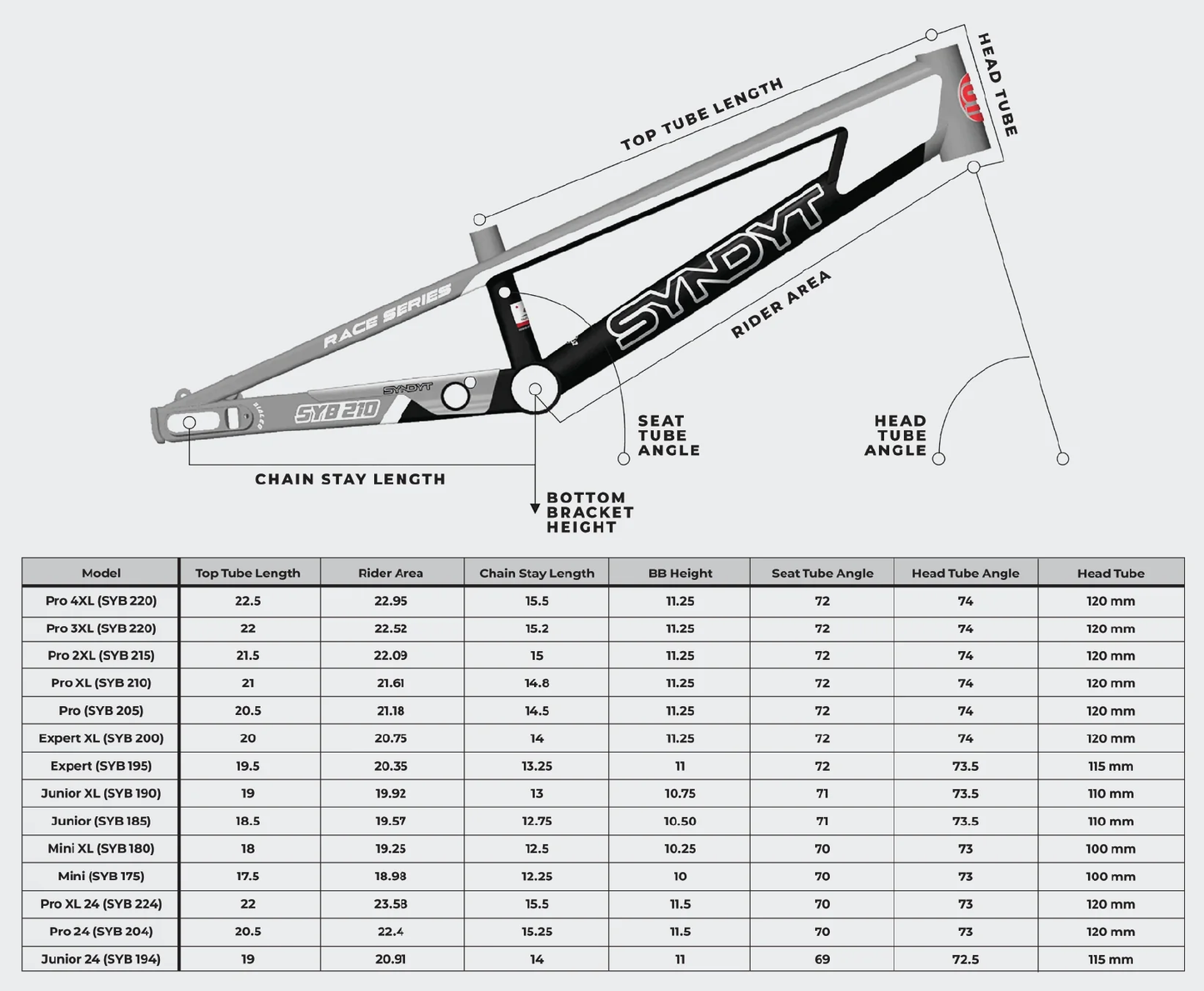 Syndyt SYB BMX Racing Bike Frame