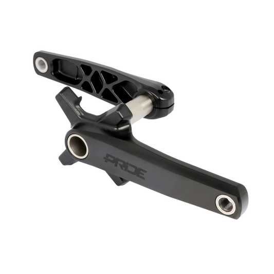 Pride Racing Newton SX 2-Piece BMX Race Cranks-Black